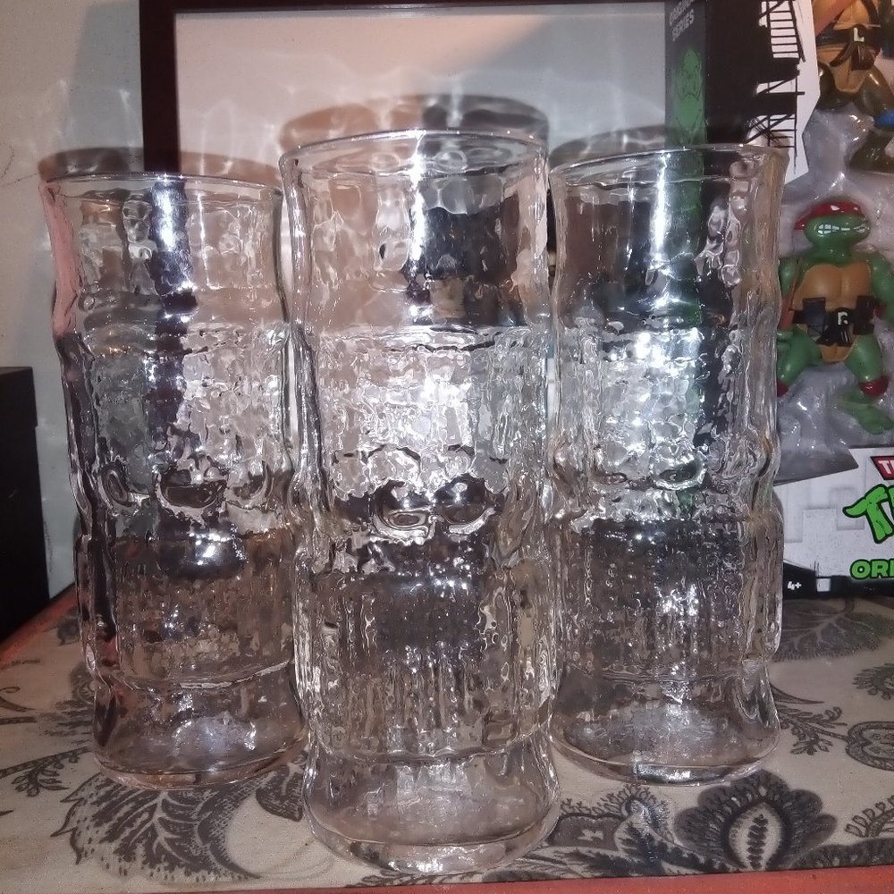 3 Vintage Czech Glasses